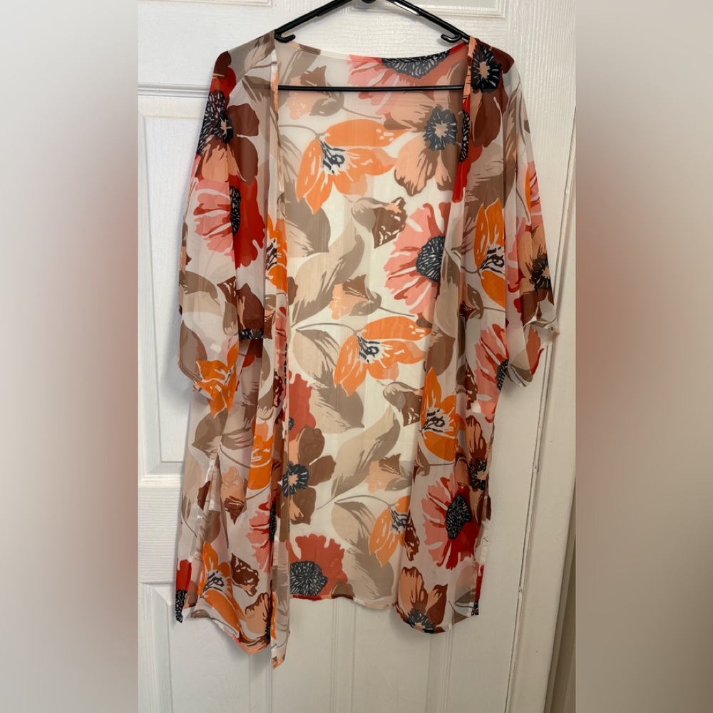 Floral Sheer Kimono